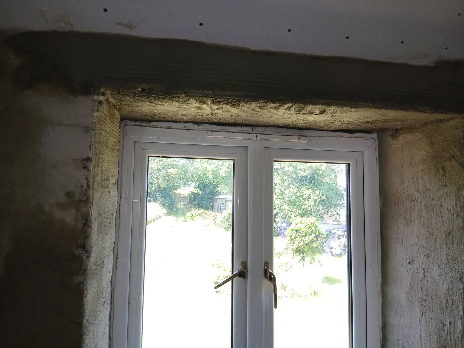 Reveals prepared around new doors