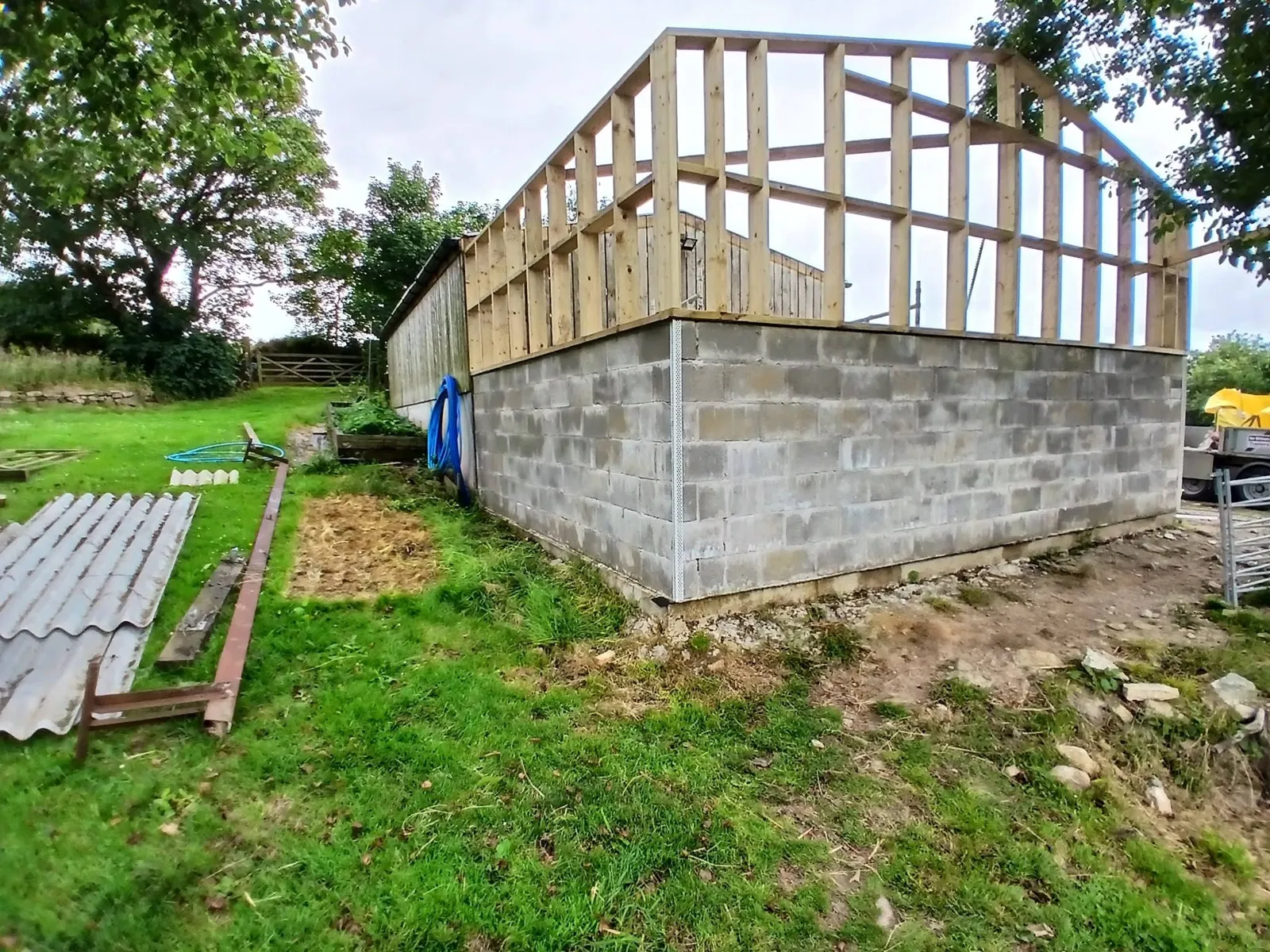 Extension from the garden